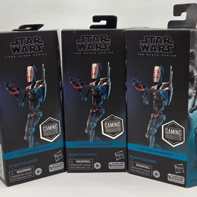 LOT 62: Star Wars The Black Series Toys NIB