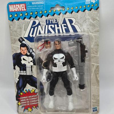 LOT 63: New in Packaging Iron Man, Black Widow, and The Punisher