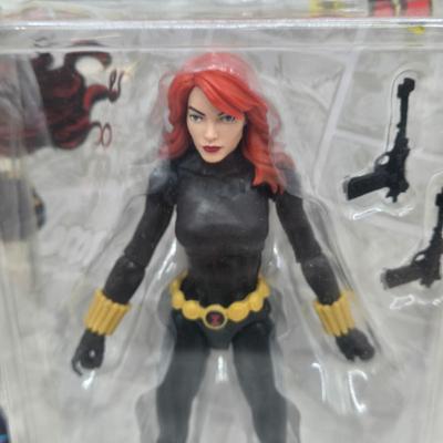 LOT 63: New in Packaging Iron Man, Black Widow, and The Punisher