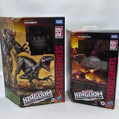 LOT 64: NIB Transformers Kingdom War for Cybertron Trilogy Toys