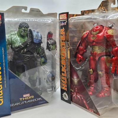 LOT 65: New in Packaging Gladiator Hulk and Iron Man Hulk Buster