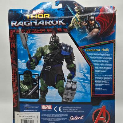 LOT 65: New in Packaging Gladiator Hulk and Iron Man Hulk Buster