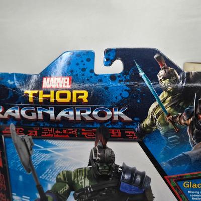 LOT 65: New in Packaging Gladiator Hulk and Iron Man Hulk Buster