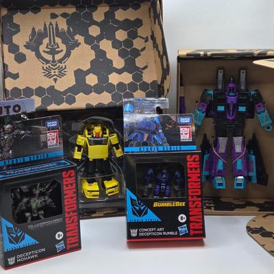 LOT 66: Variety of Transformers Toys NIB