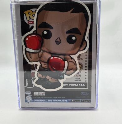 LOT 69: Mike Tyson Autographed Funko Pop w/ Certification Number NIB
