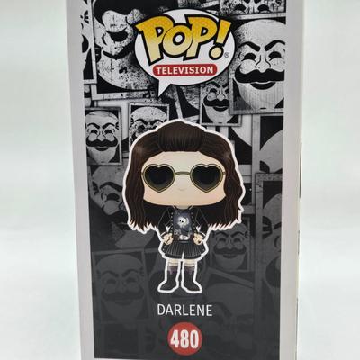 LOT 74: NIB Mr. Robot Funko Pops Including Mr. Robot, Elliot Alderson, Darlene, White Rose, and Angela Moss