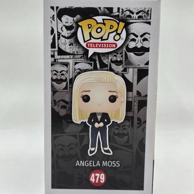 LOT 74: NIB Mr. Robot Funko Pops Including Mr. Robot, Elliot Alderson, Darlene, White Rose, and Angela Moss