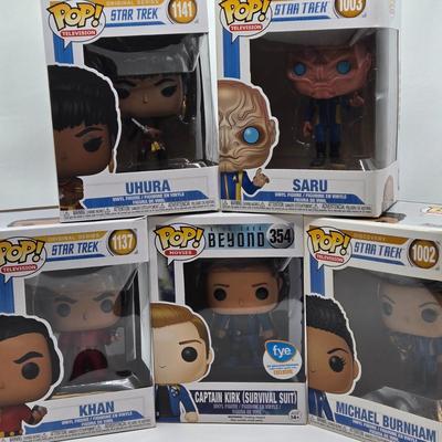LOT 75: Variety of Star Trek Funko Pops NIB