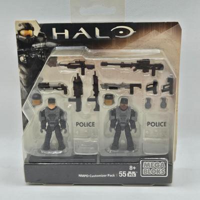 LOT 80: Halo Mega Blocks NMPD Customizer Pack New in Packaging