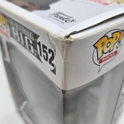 LOT 122: NIB Funko Pops Including Iggy Pop, Tupac Shakur, Notorious B.I.G., Janis Joplin , and Metallica Lady Justice