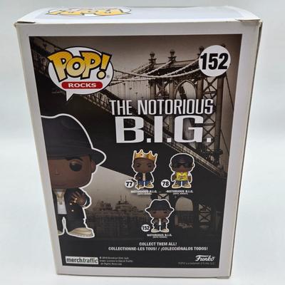LOT 122: NIB Funko Pops Including Iggy Pop, Tupac Shakur, Notorious B.I.G., Janis Joplin , and Metallica Lady Justice