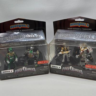 LOT 125: Go Go Power Rangers/ Hero World Power Ranger Toys NIB