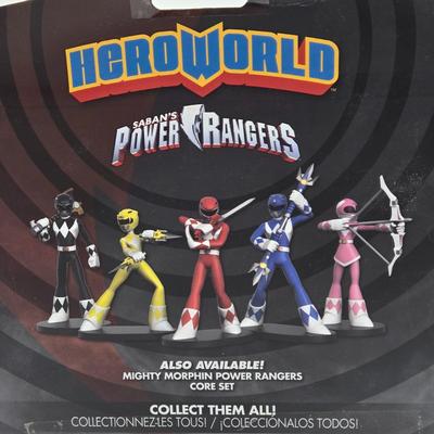 LOT 125: Go Go Power Rangers/ Hero World Power Ranger Toys NIB