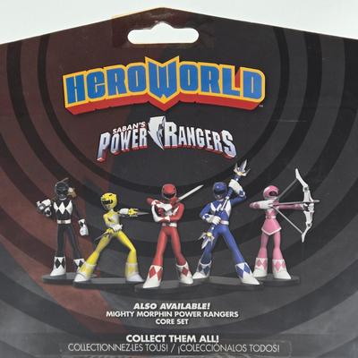 LOT 125: Go Go Power Rangers/ Hero World Power Ranger Toys NIB