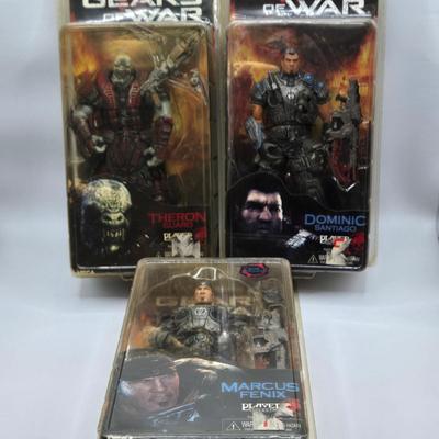 LOT 128: Gears of War Action Figure Toys New in Packaging