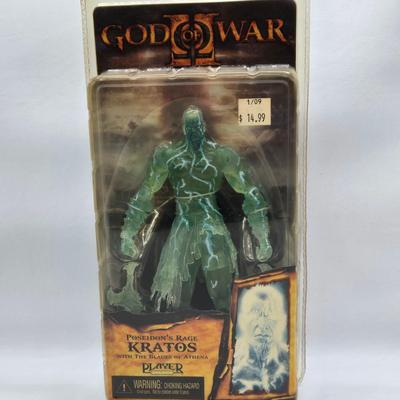 LOT 130: Crysis 2 and God of War Toys New in Packaging