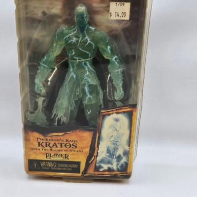 LOT 130: Crysis 2 and God of War Toys New in Packaging