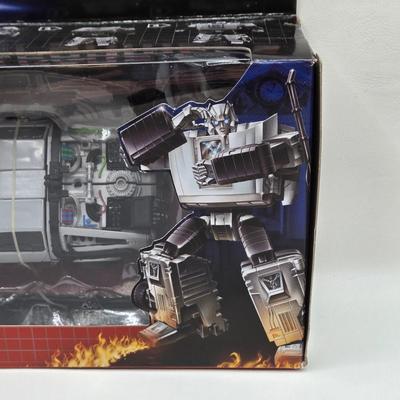 LOT 138: NIB Transformers Top Gun Maverick, Back to the Future Gigawatt, and 2 Frankentrons
