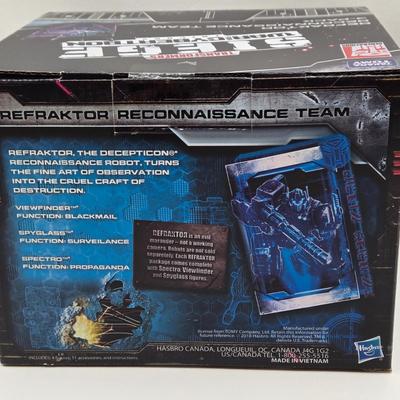 LOT 141: NIB Transformers Siege War for Cybertron Trilogy Refraktor Reconnaissance Team 3-Pack