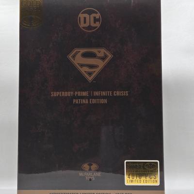 LOT 143: NIB Superboy-Prime Infinite Crisis Patina Edition