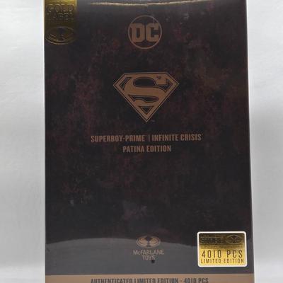 LOT 144: NIB Superboy-Prime Infinite Crisis Patina Edition