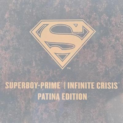 LOT 144: NIB Superboy-Prime Infinite Crisis Patina Edition
