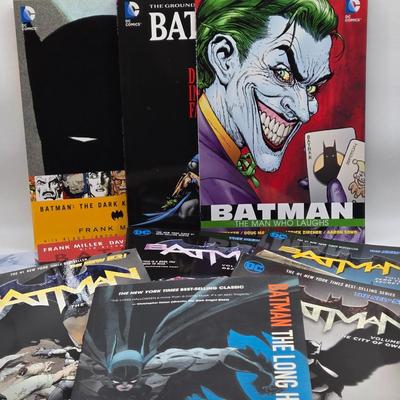 LOT 147: Variety of DC Hard and Soft Covered Batman Comic Books