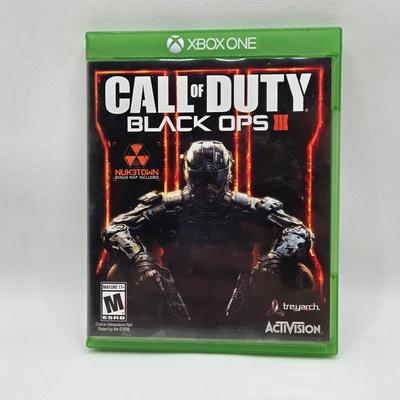 LOT 148: Variety of XBox One Games Including Call of Duty Black Ops, Halo 5 Guardians, and More