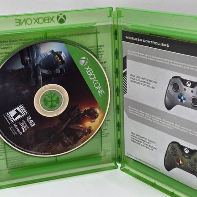 LOT 148: Variety of XBox One Games Including Call of Duty Black Ops, Halo 5 Guardians, and More