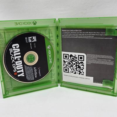 LOT 148: Variety of XBox One Games Including Call of Duty Black Ops, Halo 5 Guardians, and More