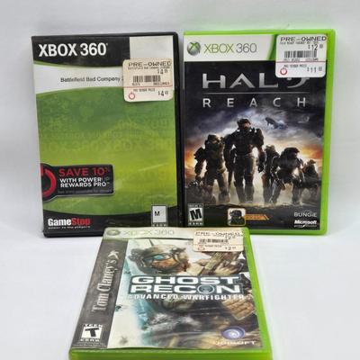 LOT 150: XBox 360 Games Including DJ Hero, Army of Two, and More