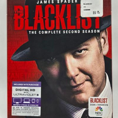 LOT 152: New in Packaging Set of First, Second, and Third Seasons of The Blacklist Blue Ray and Elizabeth Keen's Dossier