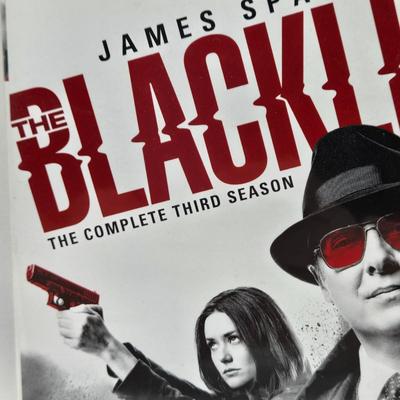LOT 152: New in Packaging Set of First, Second, and Third Seasons of The Blacklist Blue Ray and Elizabeth Keen's Dossier