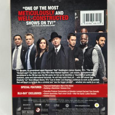 LOT 152: New in Packaging Set of First, Second, and Third Seasons of The Blacklist Blue Ray and Elizabeth Keen's Dossier