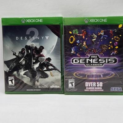 LOT 153: Unopened XBOX One Games Including Mighty Number 9, Destiny 2, and More