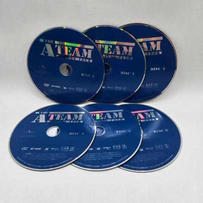 LOT 154: Boxed Sets of TV Show Series Including A TEAM, American Dad, and More