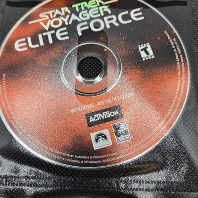LOT 155: Multiple PC Games Including Star Trek Voyager Elite Force, Star Craft, and More