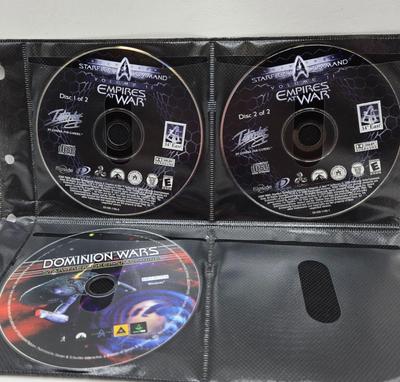 LOT 155: Multiple PC Games Including Star Trek Voyager Elite Force, Star Craft, and More