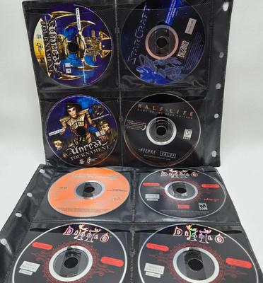 LOT 155: Multiple PC Games Including Star Trek Voyager Elite Force, Star Craft, and More
