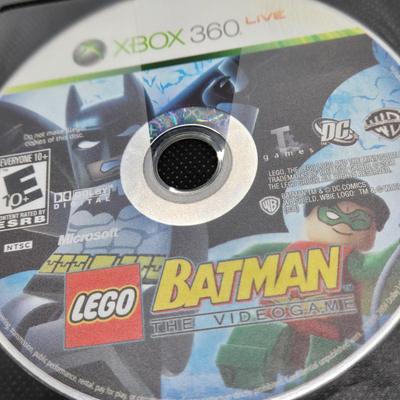 LOT 156: Variety of XBox 360 Games Including Rock Band, Lego Batman, and More