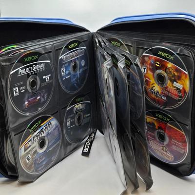 LOT 157: Large Variety of XBox Games Including The Sims, Legends of Wrestling II and More