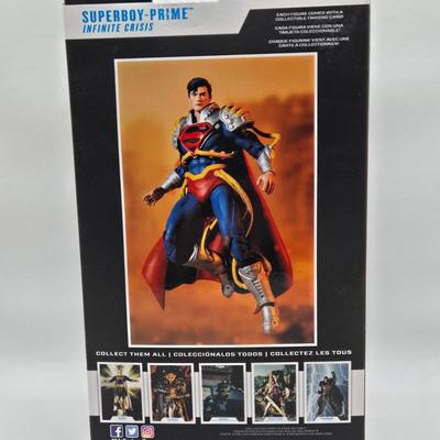 LOT 159: DC Multiverse Batman vs. Hush, Batman of Zur-En-Arrh Unmasked, Superboy-Prime, and General Zod NIB