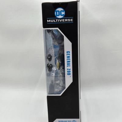 LOT 159: DC Multiverse Batman vs. Hush, Batman of Zur-En-Arrh Unmasked, Superboy-Prime, and General Zod NIB
