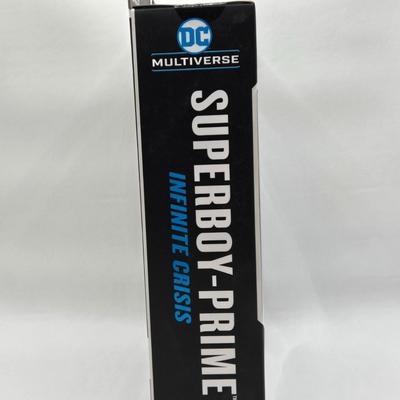 LOT 159: DC Multiverse Batman vs. Hush, Batman of Zur-En-Arrh Unmasked, Superboy-Prime, and General Zod NIB