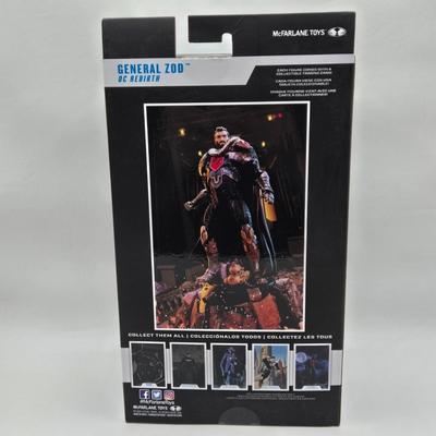 LOT 159: DC Multiverse Batman vs. Hush, Batman of Zur-En-Arrh Unmasked, Superboy-Prime, and General Zod NIB