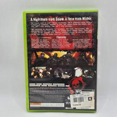 LOT 161: Multiple XBox 360 Games Including DJ Hero 2 and Gears of War