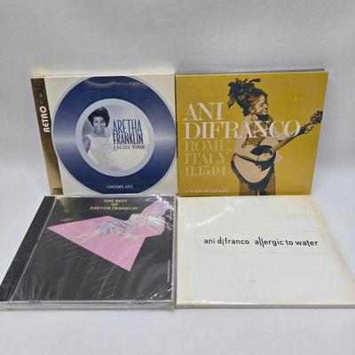 LOT 164: Music CDs of Multiple Genres Including Moby and Aretha Franklin