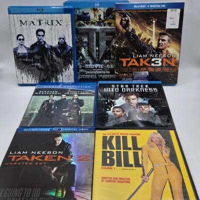 LOT 166: Multiple Blu-Ray and DVD Movies Including The Rocky Horror Picture Show and Kill Bill
