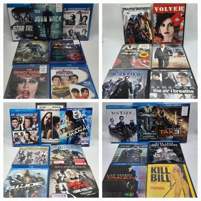 LOT 166: Multiple Blu-Ray and DVD Movies Including The Rocky Horror Picture Show and Kill Bill