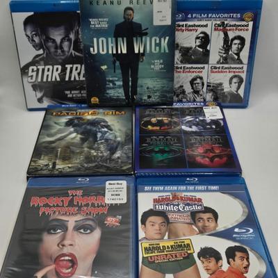 LOT 166: Multiple Blu-Ray and DVD Movies Including The Rocky Horror Picture Show and Kill Bill